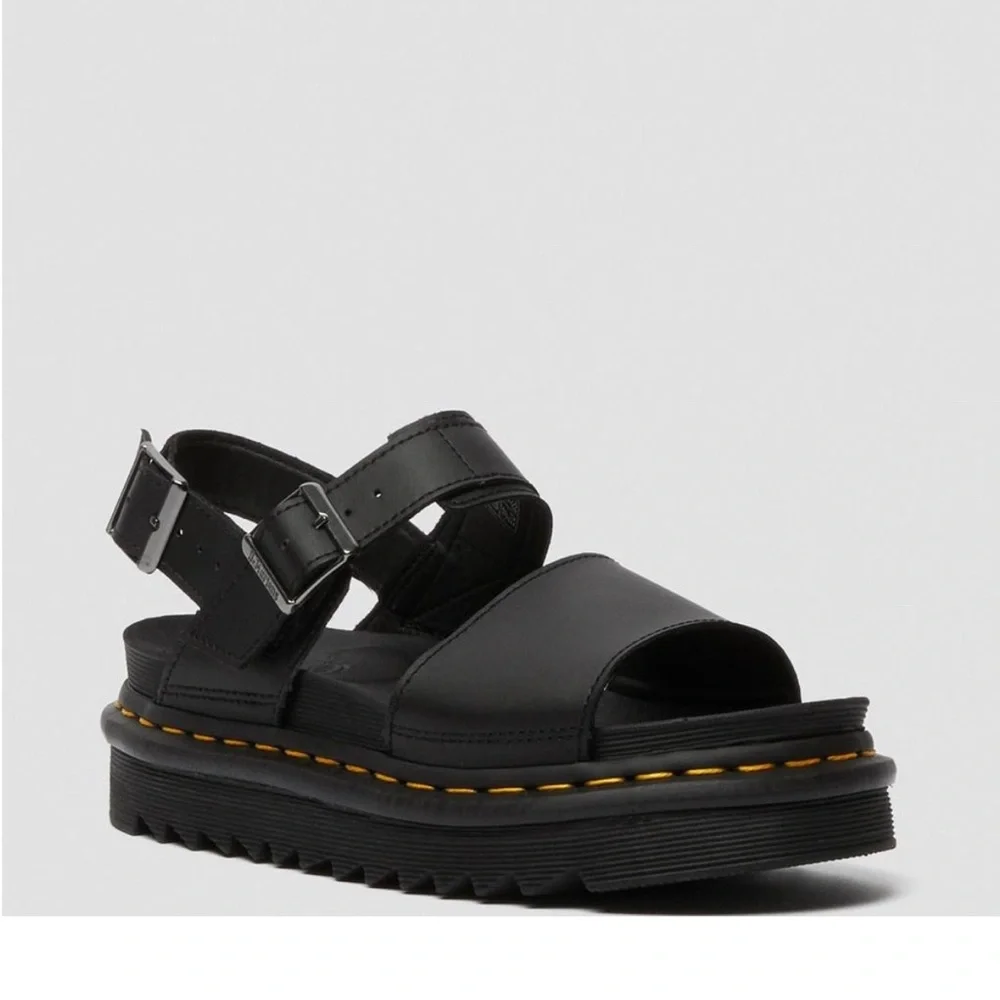 Dr. Martens | Shoes | Dr Martens Black Leather Sandals With  display picture 1